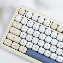 GMK Soy Milk Keycaps PBT Thermal sublimation OEM/Cherry/MDA/XDA/MOA/MOG Profile Big set Keycaps For mechanical keyboards HI75