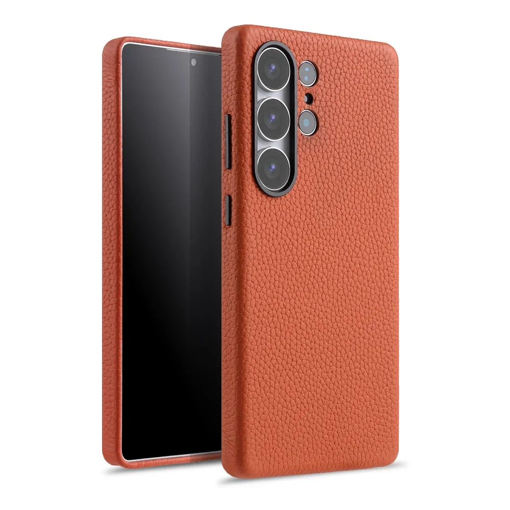 

Чехол Melkco из натуральной кожи для Samsung Galaxy S25 Ultra S25 Plus + роскошный магнитный чехол премиум-класса для телефонов S25 Ultra