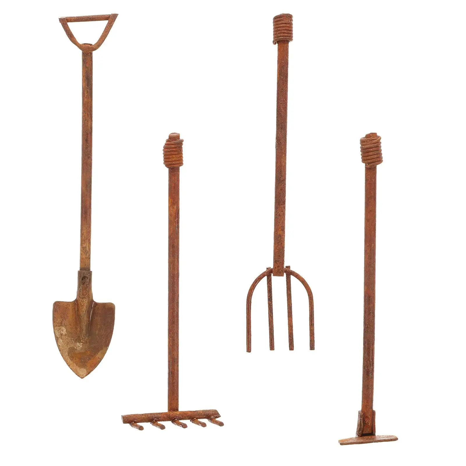 

Mini Gardening Tools Alloy Miniature Decor L Prop House S Digging Tool Model Adornment Mini Scene Decoration Practical