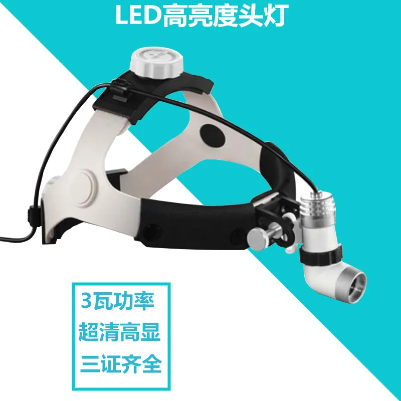 Head-mounted Otolaryngology, Ophthalmology, ENT Medical Headlamp, Oral Surgery Examination, LED Headlamp