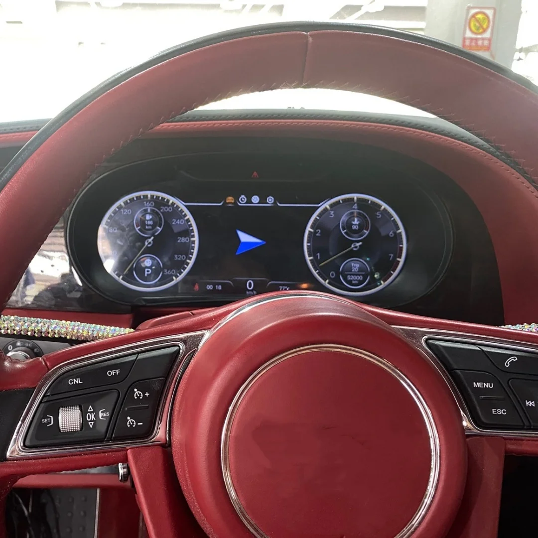 

Car LCD Instrument Android For Bentley Bentayga Flying Spur Continental GT 2012-2017 GPS Radio Cluster Dashboard Speedometer