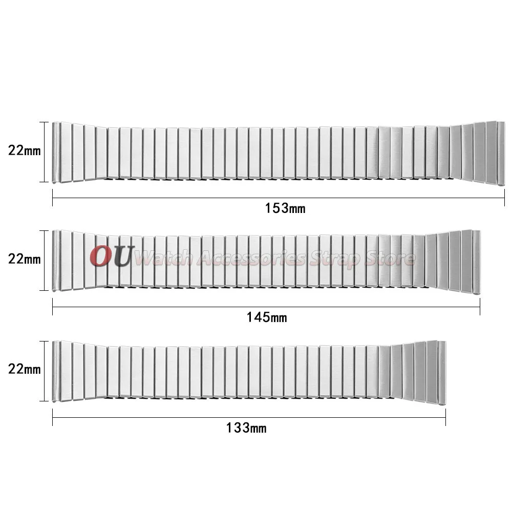 Für Samsung Galaxy Watch 9 8 40mm 44mm Uhrenarmband Elastische Dehnungsriemen für Samsung Galaxy Watch 9 Metall-Erweiterungsarmband für Herren – Detail 6