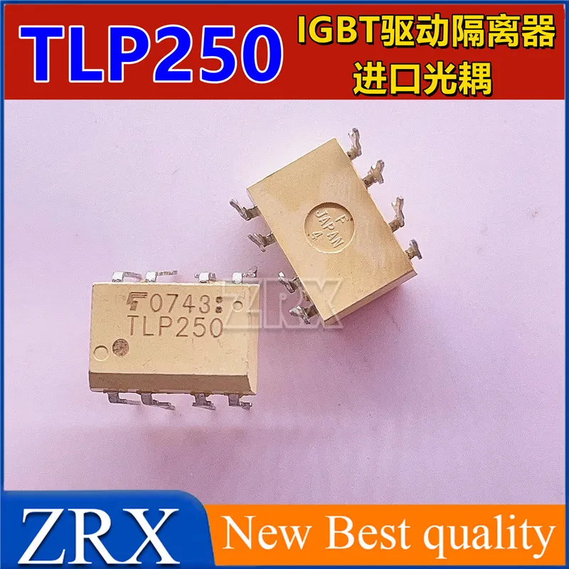 5Pcs/Lot TLP250 Original imported optocoupler IGBT drive isolator plug-in