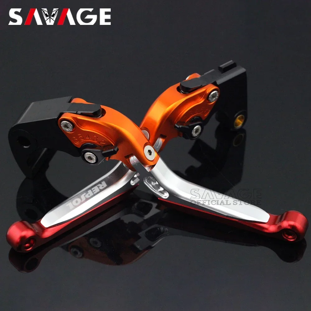 Folding Brake Clutch Lever For HONDA CBR600RR 2003-2021 CBR1000RR 2004-2019 CBR RR Motorcycle Accessories Extendable Logo REPSOL