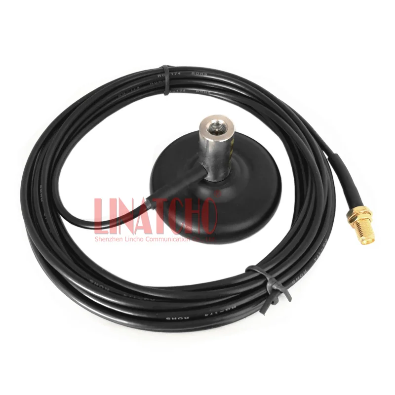 K800 Handheld Walkie Talkie Interphone SMA Female Antenna Magnetic Base on Car Top to Strong Signal