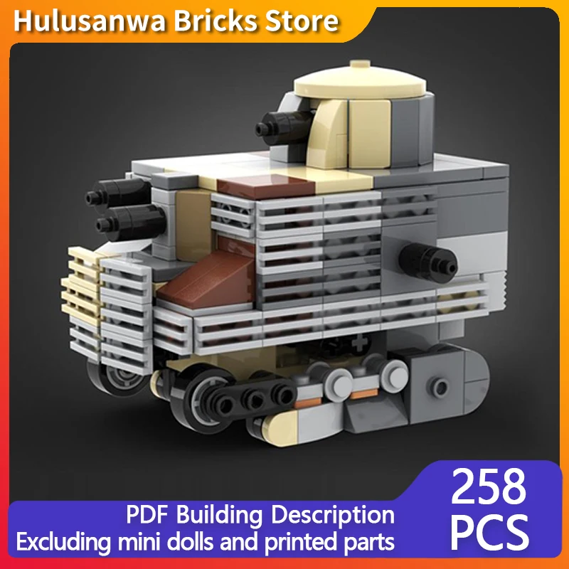 

Модель военного танка WW2, MOC, строительные кирпичи, военное оборудование, модульные технологии, подарки, праздник, сборка, детские игрушки, костюм