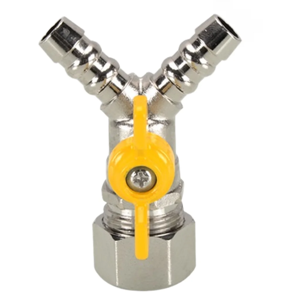 Brass Tee Elbow Fitting for 1216 Aluminum Plastic Pipe Natural Gas Systems with Thickened Body and Secure Thread Engagement