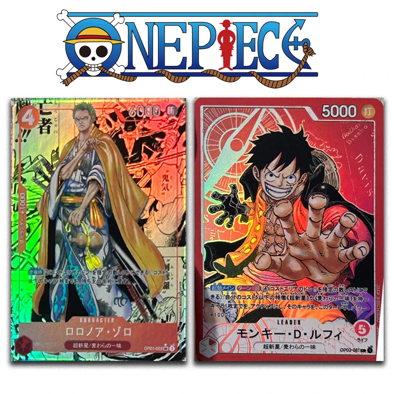 One Piece Card DIY Luffy Chopper Hancock Boys Anime Toys Collectible Colorful Shiny Gold Cards Christmas Birthday Presents