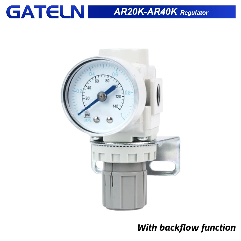 AR20K-AR40K pressure regulating valve With backflow function AR20K-02BG-B AR30K-03BG-B AR40K-04BG-B AR20K-02BE-B