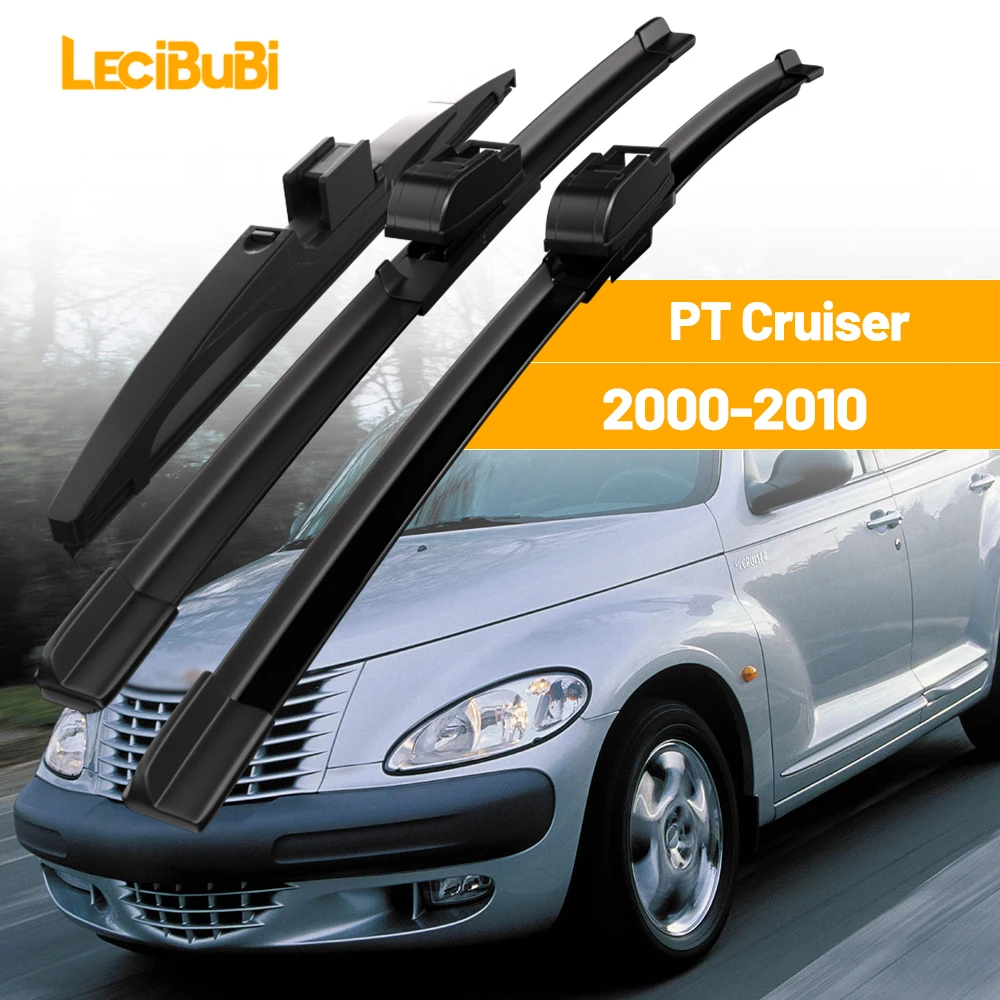 Für Chrysler PT Cruiser 2000–2010 1 Satz vorne und hinten Scheibenwischerblätter Scheibenwischer 2001 2002 2003 2004 2005 2006