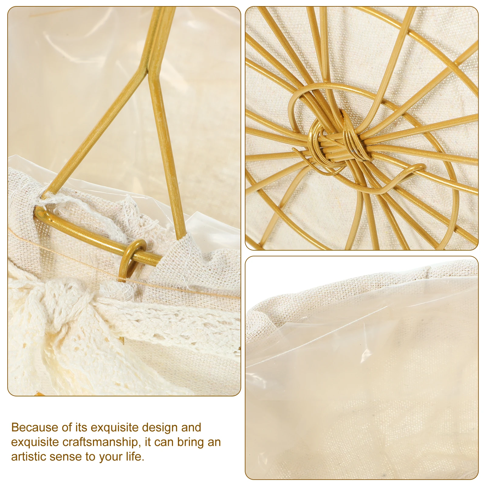 

2pcs Woven Flower Planter Handwoven Storage Container For Indoor Outdoor Multi-Purpose Planting With Handle Woven Storage Basket