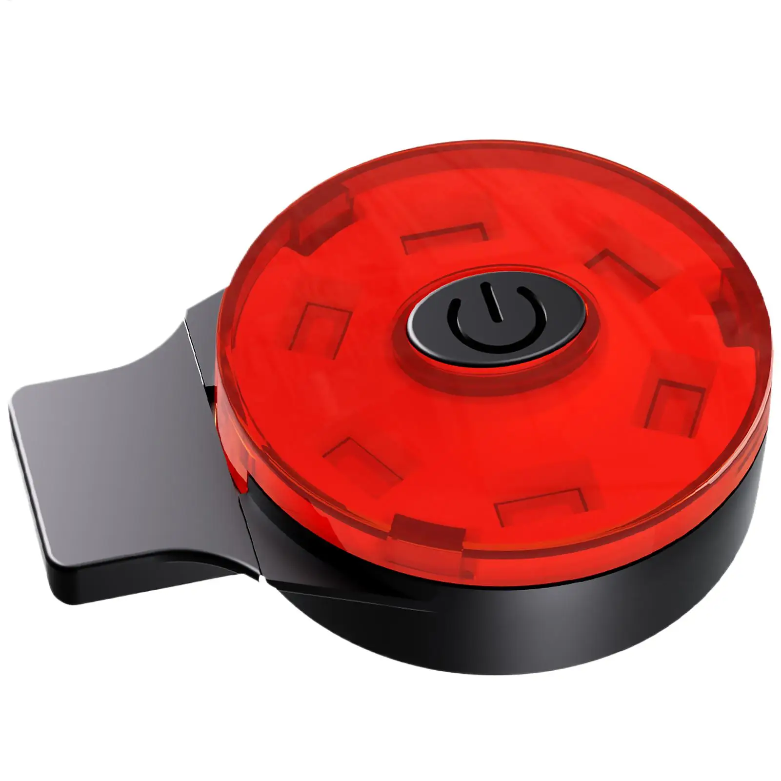 USB Rechargeable LED Motorcycle Helmet Tail Light High Brightness Flashing Warning Light Night Riding Cycling Rear Lights
