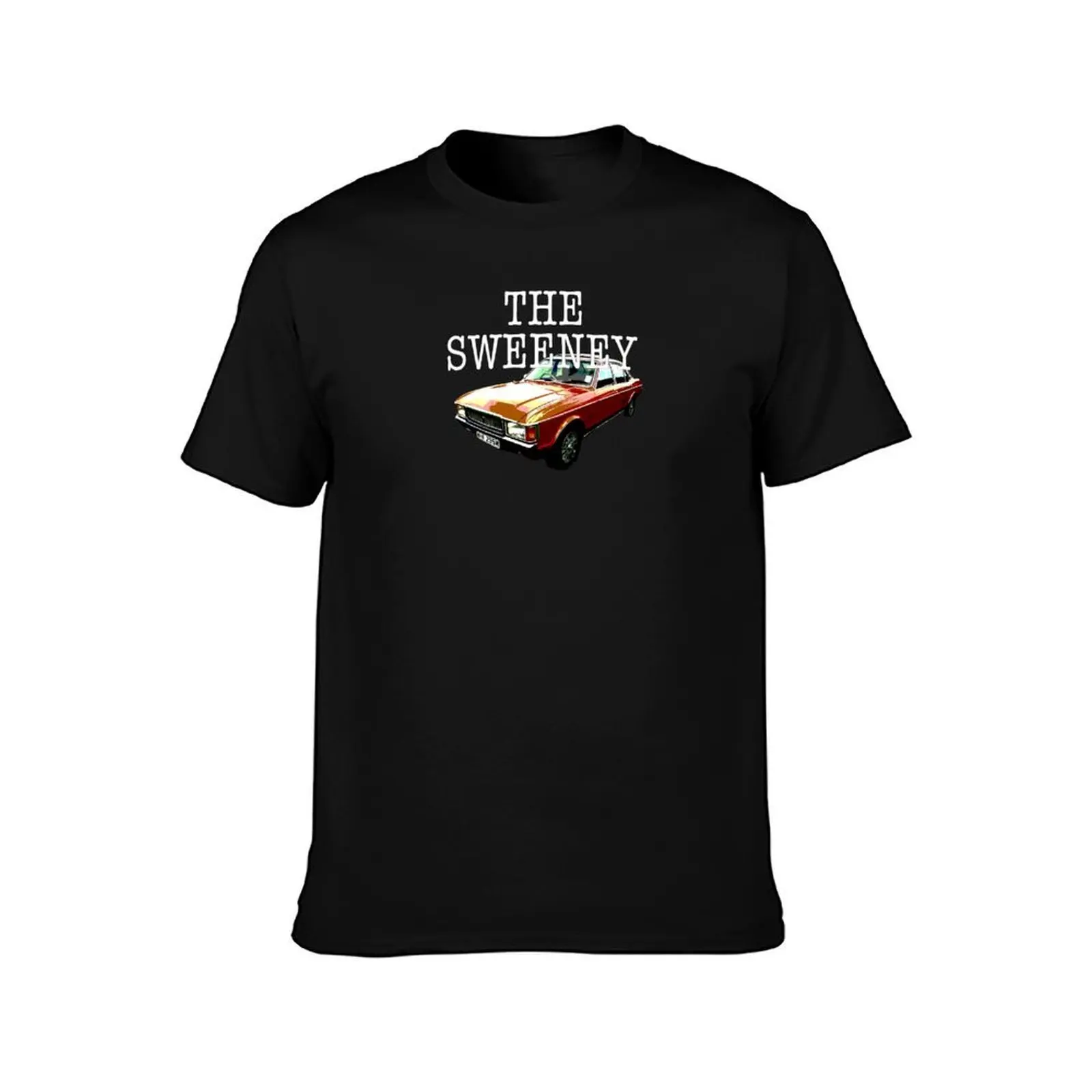 The Sweeney - Car T-Shirt Summer Casual Cotton Tee Oversized Streetwear Tops Vintage Graphic Print Loose Fit Short Sleeve