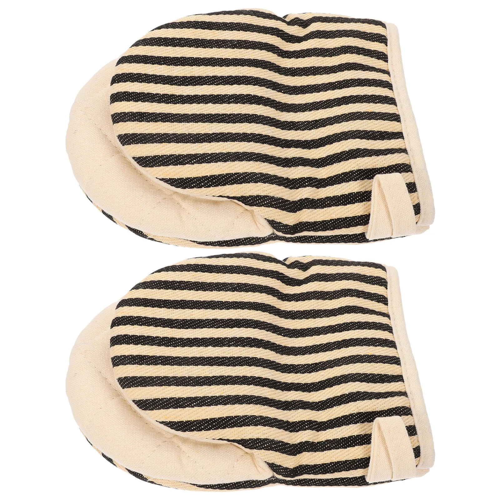 2Pcs Cute Kitchen Oven Gloves Heat Resistant Insulated Thick Baking Mittens for Microwave Oven Cooking Safety Heat Proof Gloves