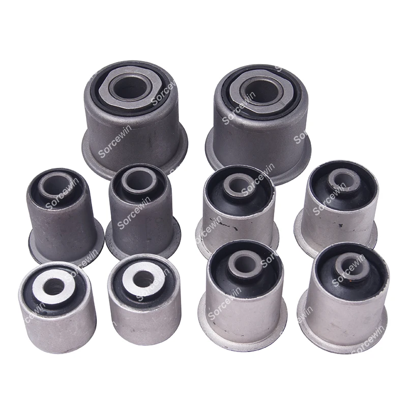 10PCS Front Suspension Upper Lower Control Arm Bushing Kit For Bentley Mulsanne 3Y0407172A 3Y0407171A 3W0407181A 3Y0407200A