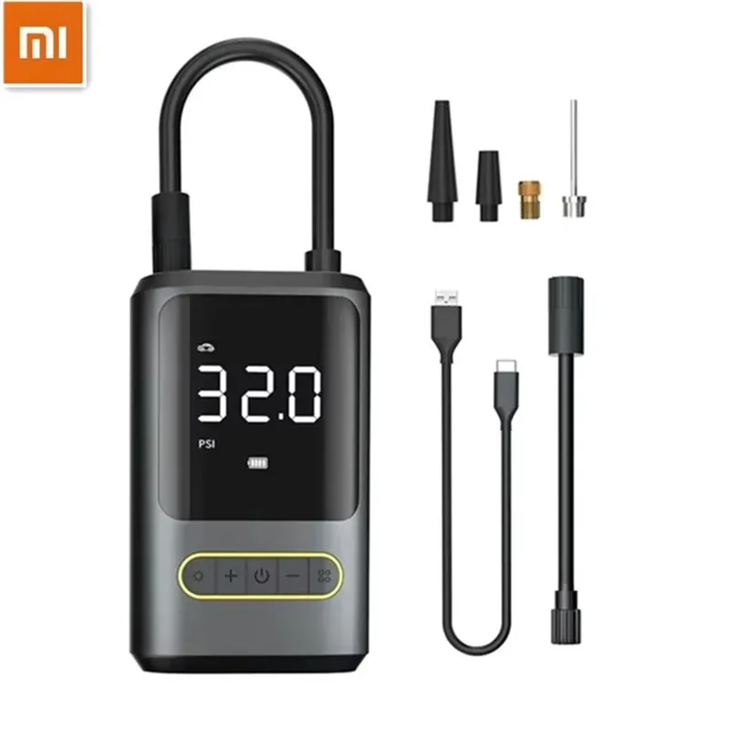 Xiaomi Mijia 150PSI 4000mAh Portable Mini Inflator Cordless Bicycle Basketball Car Tire Air Compressor