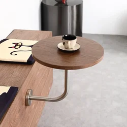 Web Celebrity Milk Tea Shop Wall Hanging Table Saving Space By The Wall Coffee Table Stainless Steel Small Family Dining Table