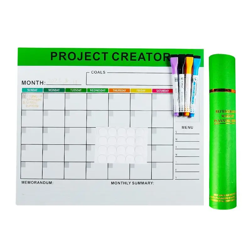 

Dry Erase Magnetic Calendar Acrylic Schedule Message Organizer With Dry Erase Markers Scheduling Planner Magnet Boards For Home