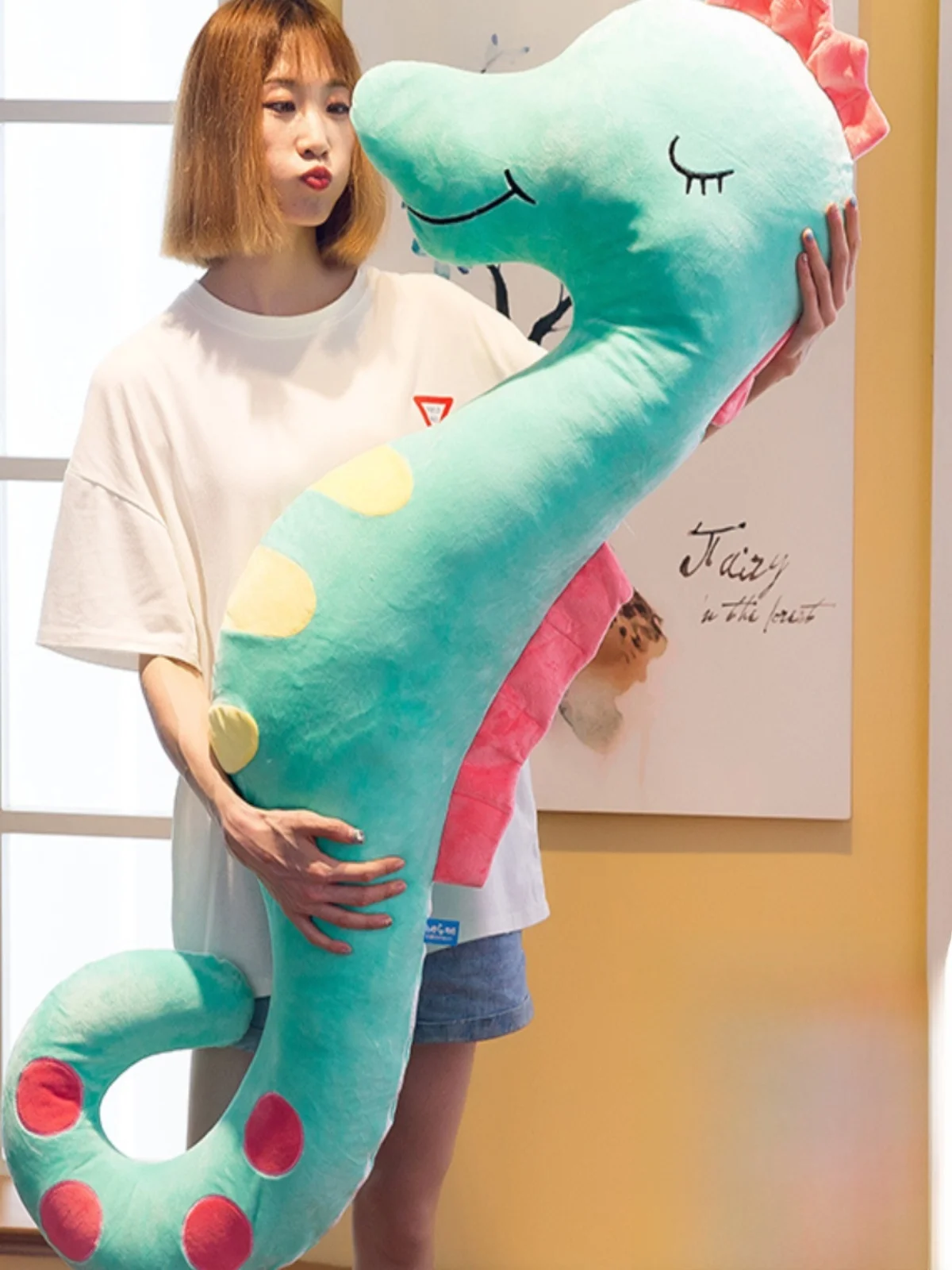 

Милая морская игрушка-подушка, кукла S, длинная подушка для беременных женщин и девочек, мягкая мягкая игрушка, удобная подушка