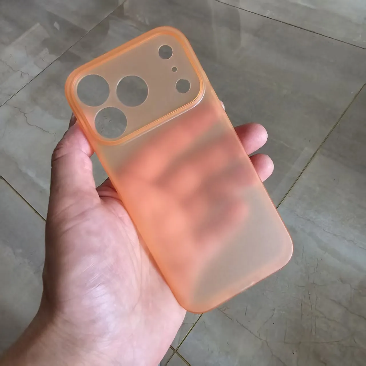 

Ultra Thin PP Matte Case for iPhone 17 Pro Max Slim Invisible Cover Shockproof Anti-Scratch Hard Shell