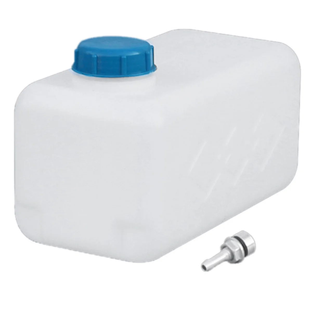 5L Air Parking Heater Fuel Tank Oil Storage with Oil Nozzle for Car Truck Caravan Fuel Oil Tank White+Blue