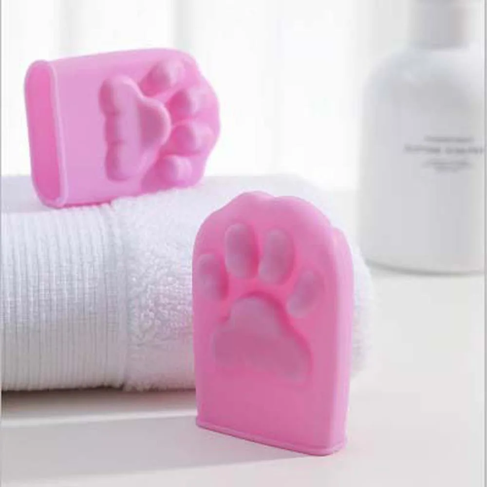 Outil de soins de la peau en forme de patte de chat, brosse qualifiée ale en silicone, livres de massage, anciers, antarctique