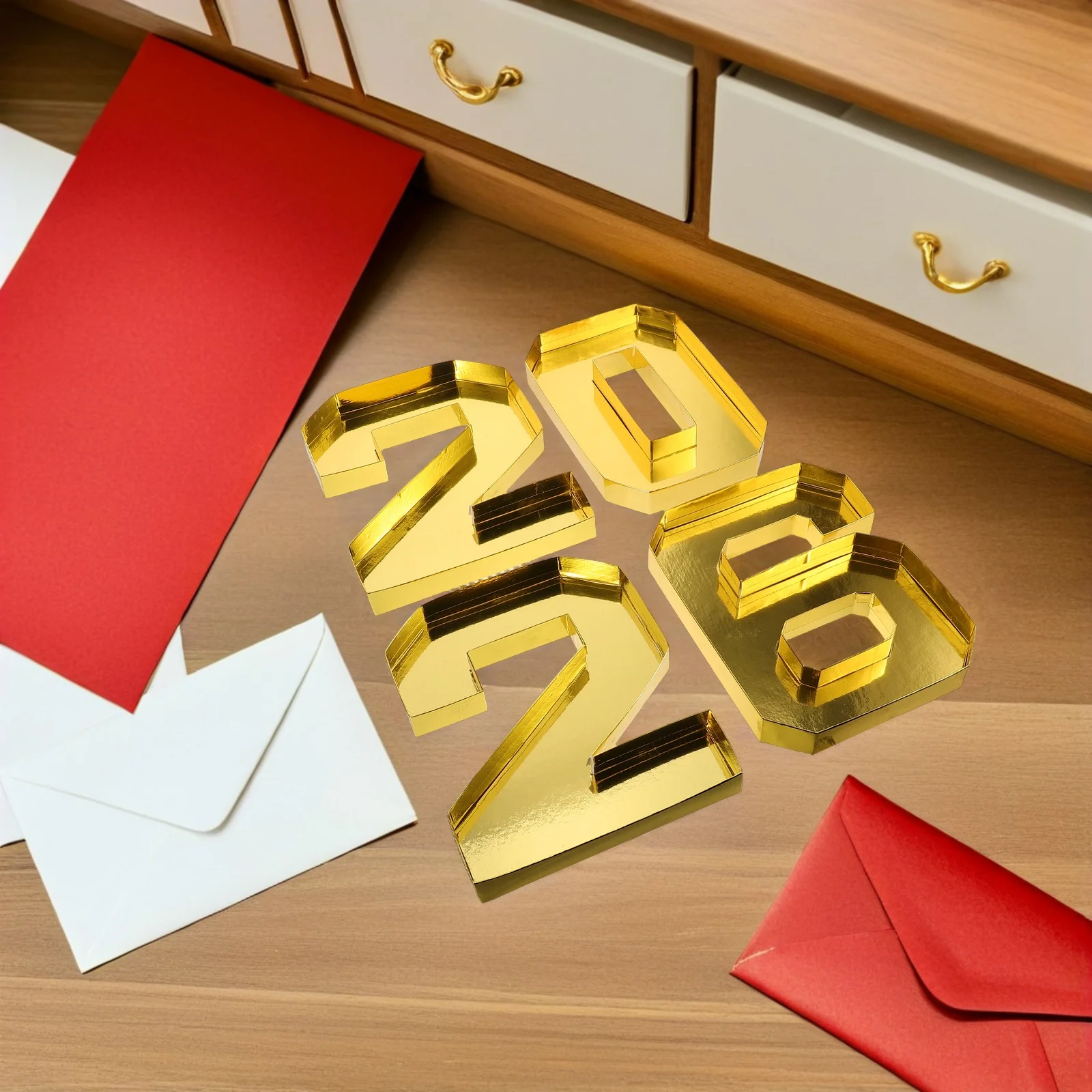 

1Set 2026 Number Charcuterie Board Box Fillable Sugar Candy Paper Tray for Birthday Wedding Anniversary Party Number Trays