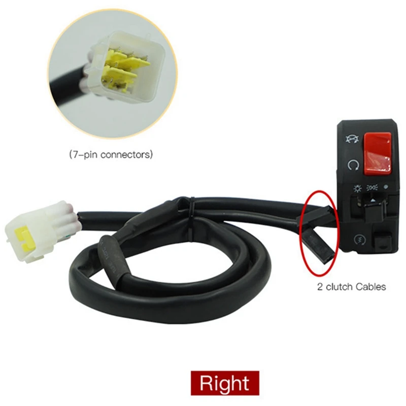 22Mm Motorcycle Switches Horn Button Turn Signal Switch Electric Fog Lamp Light Start Handlebar Controller Switch