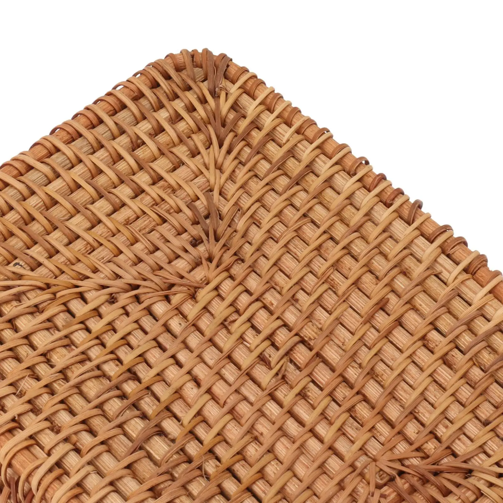 Stylish Rectangular Rattan Tissue Box Cover - Eco-Friendly Holder for living Room, Durable & Attractive Design