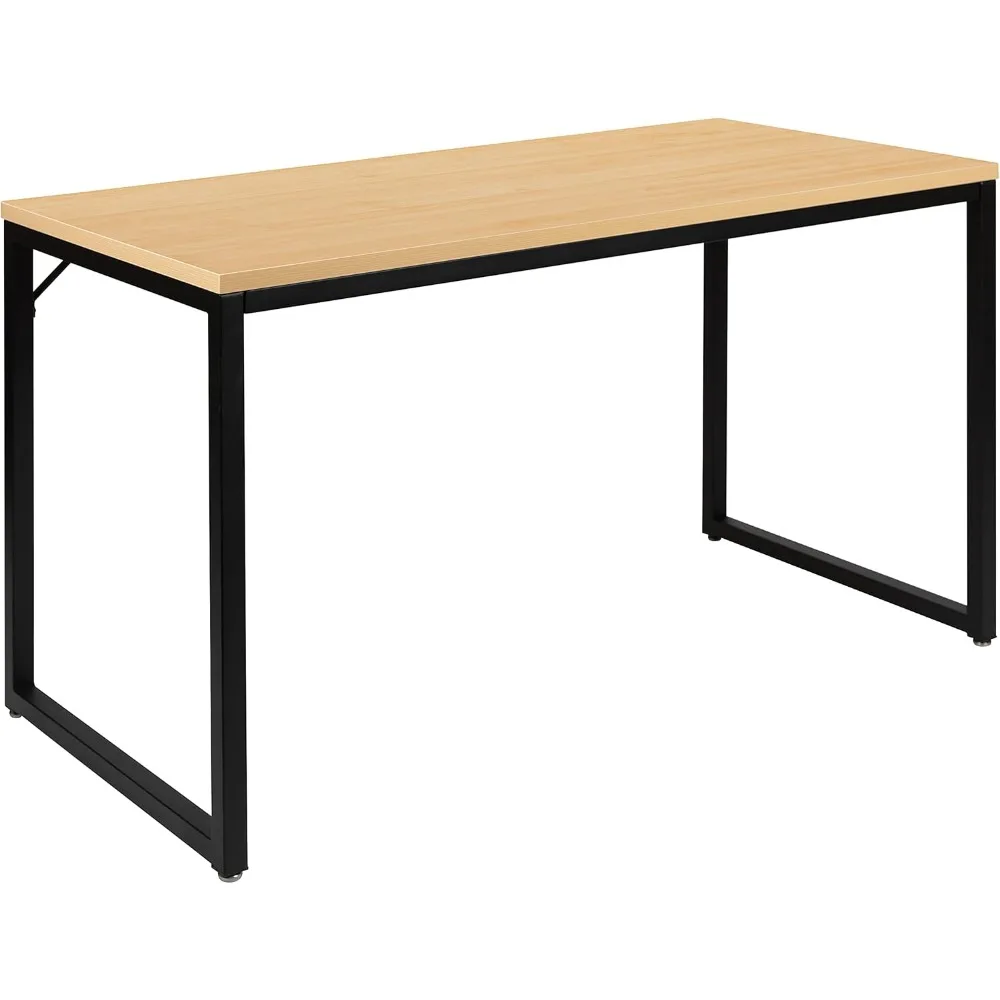 

Современный промышленный стол Tiverton — офисный компьютерный стол коммерческого класса и стол для домашнего офиса — длина 47 дюймов (клен/черный)