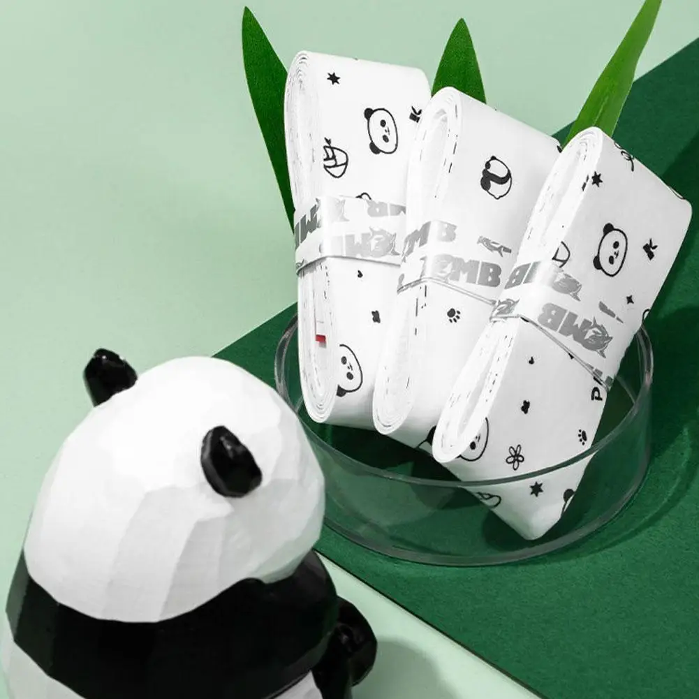 Empuñadura de raqueta de Bádminton de Panda lindo, tacto suave, buena absorción del sudor, absorción de impactos antideslizante, envoltura de mango