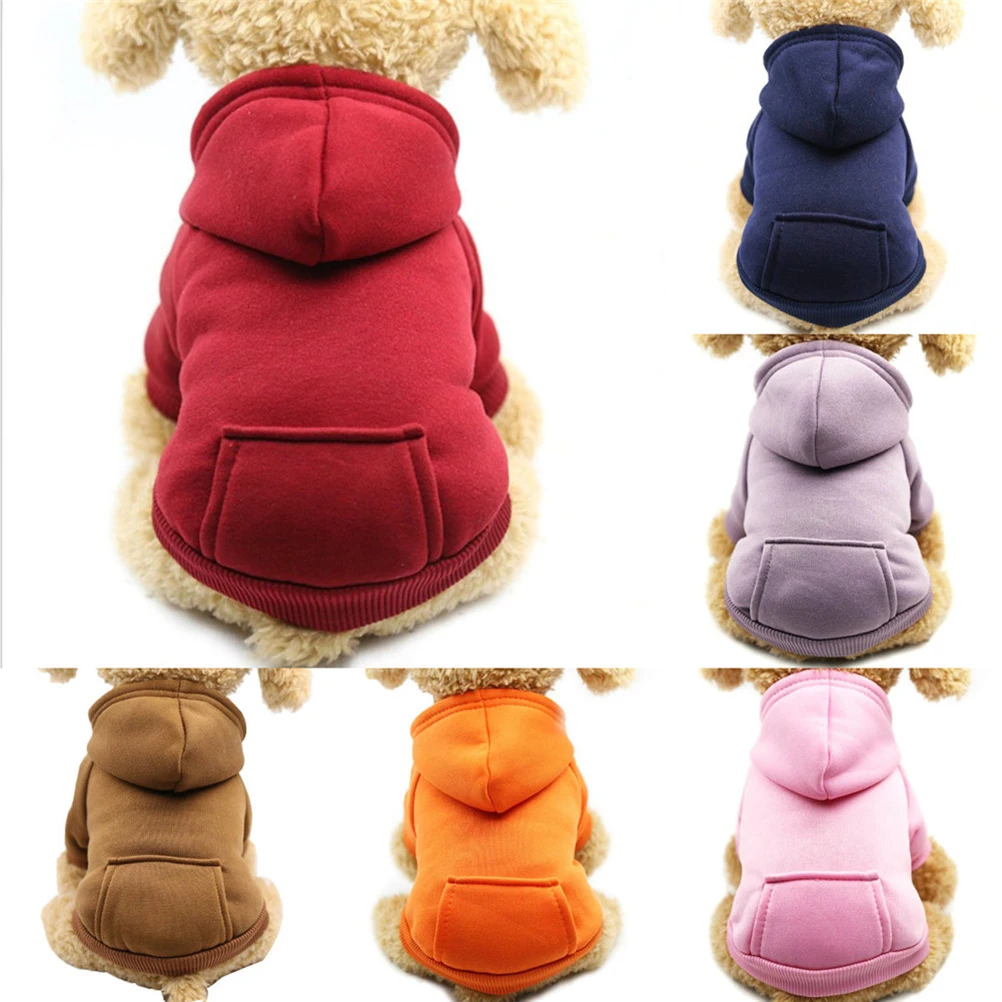 

Pet Sweater Clothes Warm Dog Autumn Winter Adorable Dress Coat Easy to Wear Sleeping Pet Clothes Dog Costume