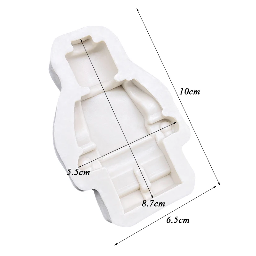 Robot Silicone Mold Resin Tools Sugarcraft Cupcake Baking Mold Fondant Cake Decorating Tools