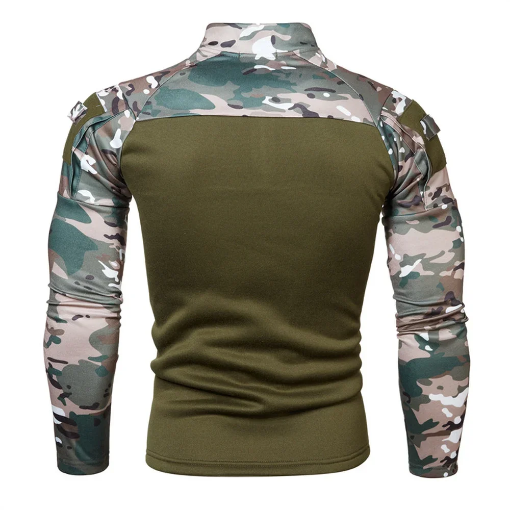 2023 New Tactical Combat Shirt Men Military Uniform Camouflage hoodie Army Clothes Camo Jogging Sweatshirt long sleeve