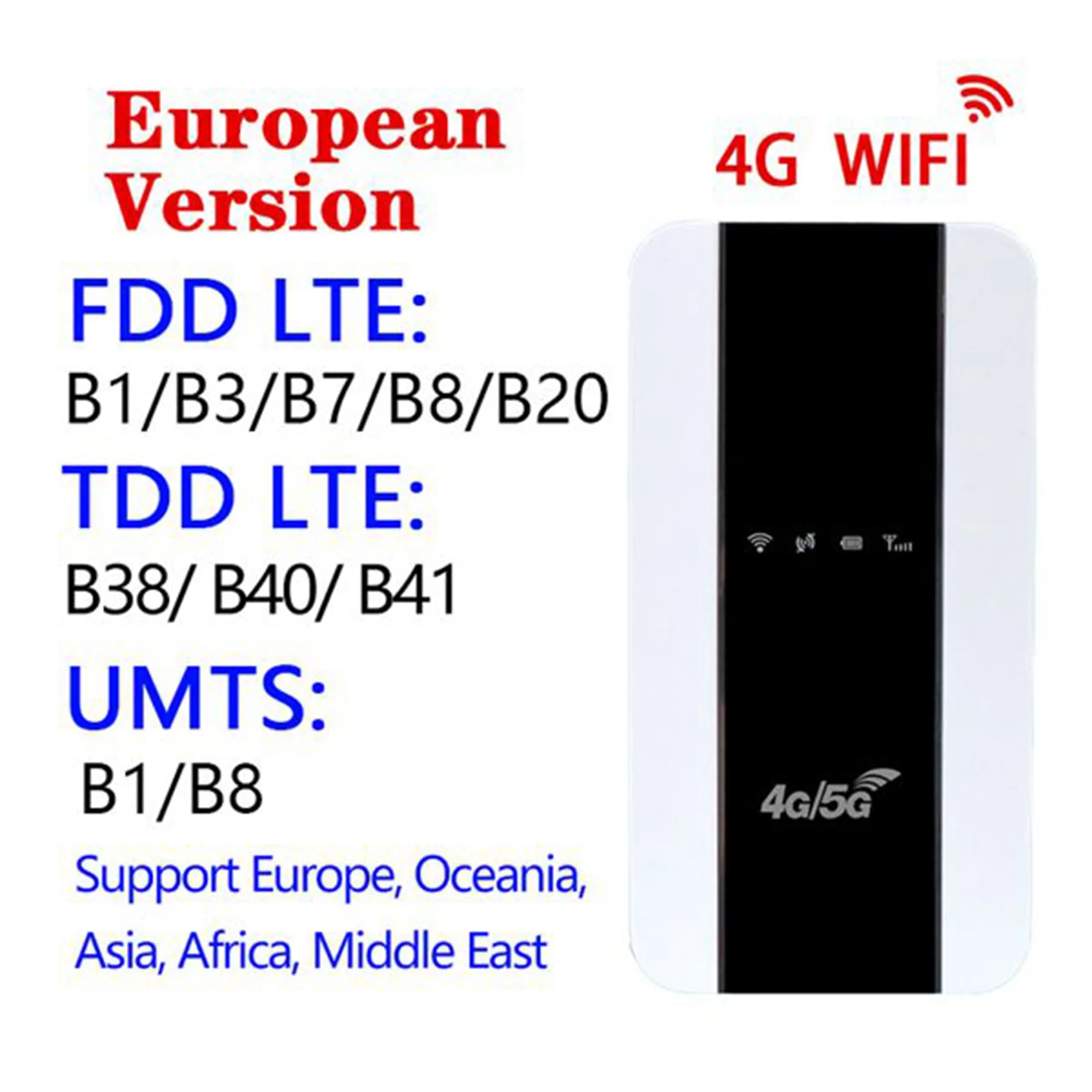 B16C-4G Wifi Router Tragbare Mifi Unterstützt 4G/5G SIM Karte 150Mbps Router Auto Mobile wifi Hotspot Router