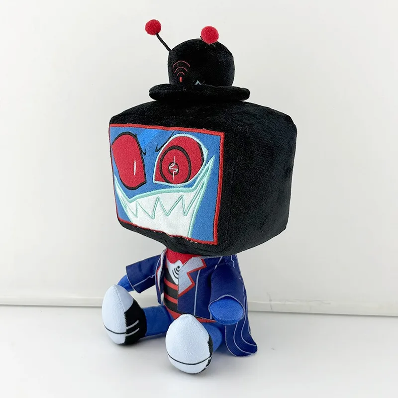 13/23cm New Hazbin Hotel Helluva Boss Clown Plush Doll Anime Peripheral Toys Bag Keychain Pendant Decor Ornament Gifts for Fans