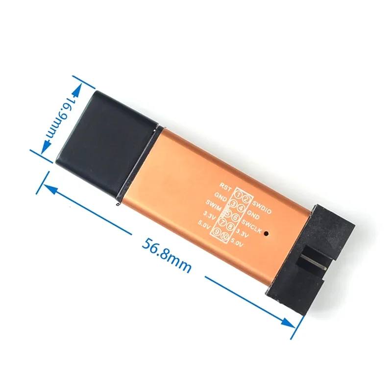 برمجة مبرمج مع غطاء كابل دوبونت ، ST Link V2 ، STM8 صغير ، STM32 ، st Link V2 ، STM32 ، مجموعة واحدة