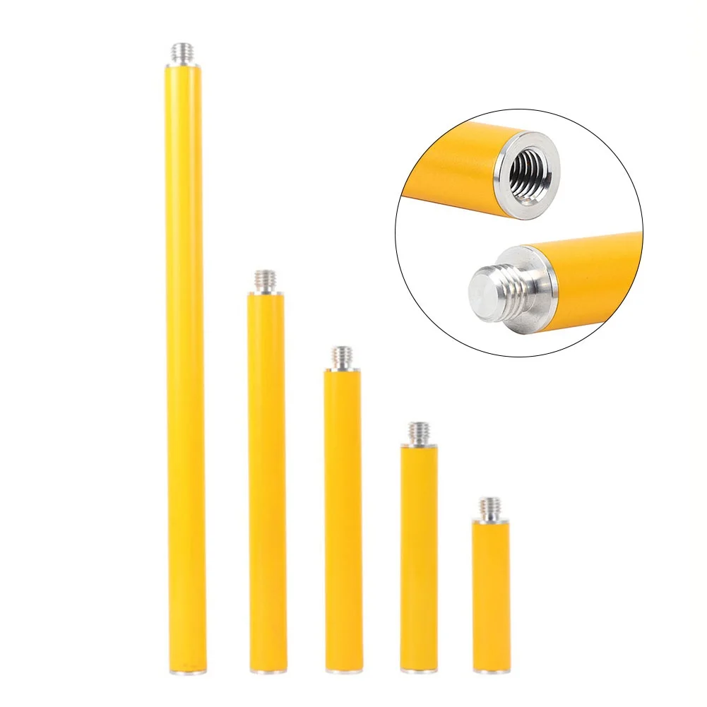 High-quality 10-60cm 5/8 Threaded GPS/RTK Extension Rod Yellow Diameter 25 Mm GPS Surveying Pole Antenna Extend Section For GNSS