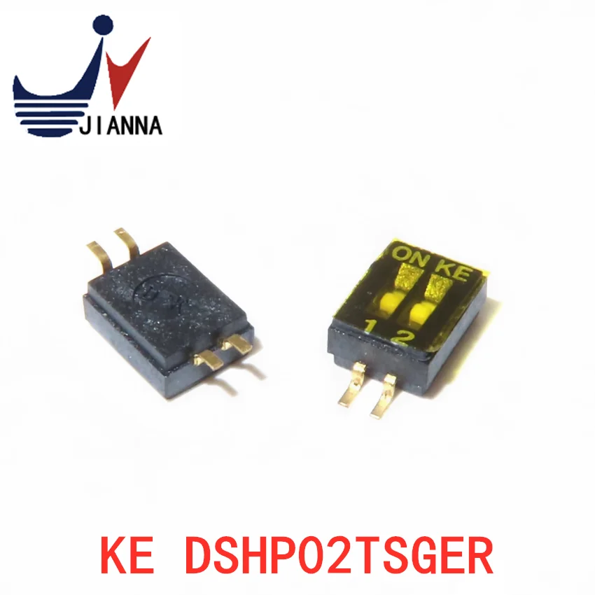 KE DSHP02TSGER Pitch 1.27mm SMD 2-bit DIP switch 2-way code