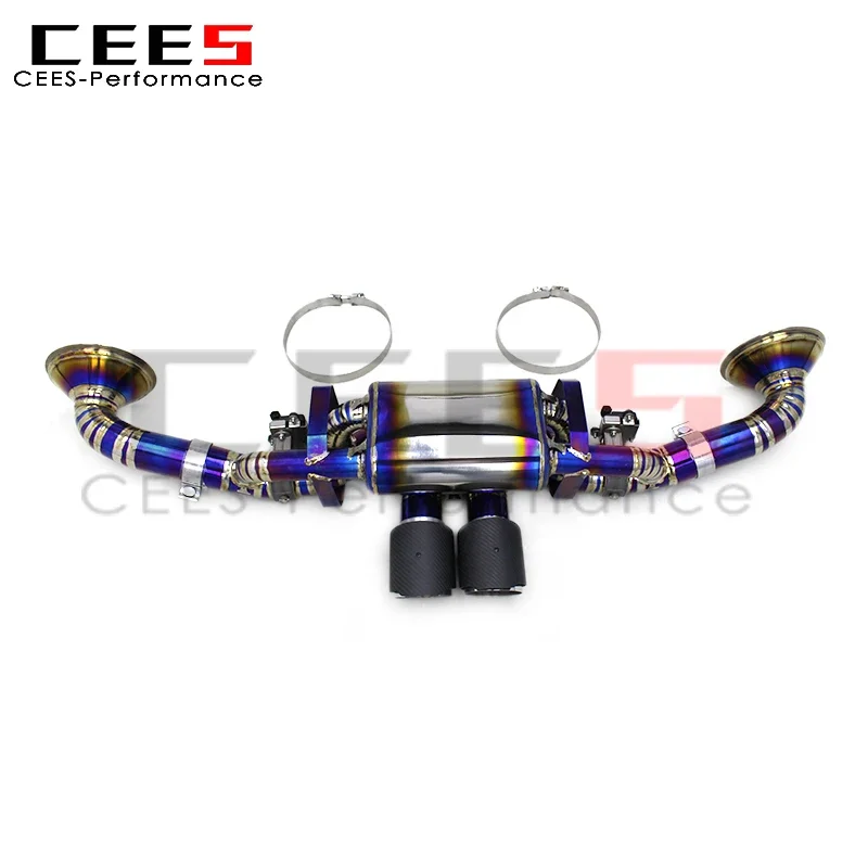 CEES Valvetronic Exhaust System for Porsche 911 992 GT3 4.0 2017-2024 Performance Car Pipe Valved Sport Catback Muffler