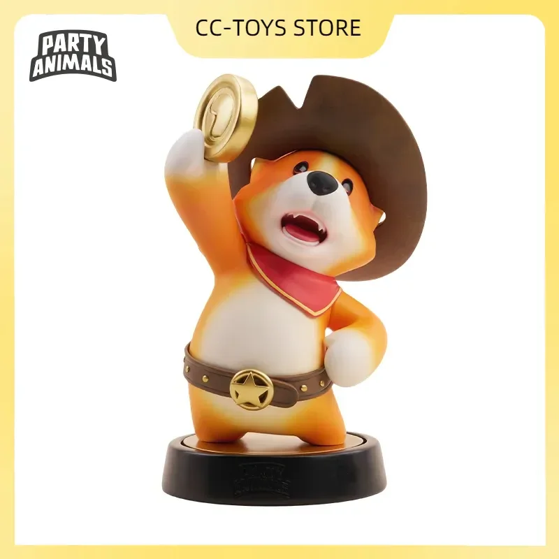

23cm Partyanimals Cowboy Nemo Action Figure Party Animals Figure Resin Figurine Cute Nemo Game Peripheral Collect Model Toy Gift