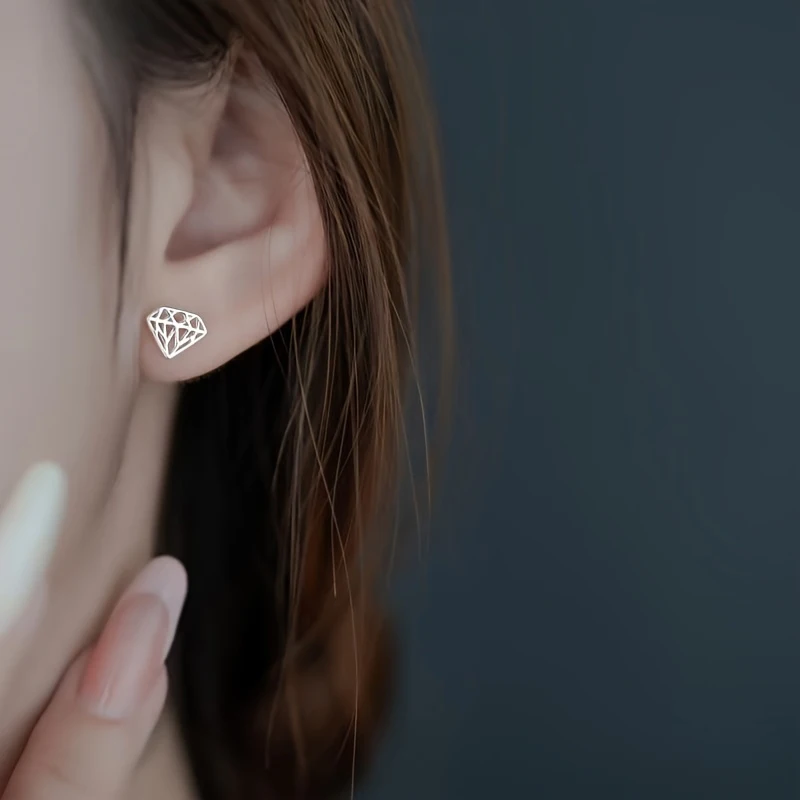 Custom 2pcs Stainless Steel Pattern Earrings Custom Photo Logo Women's Jewelry Personalized 0 Allergy Earrings Girlfriend Gift