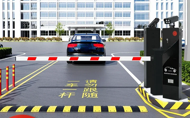 License plate recognition machine Intelligent barrier automatic toll collection system Vehicle access control Railing railing