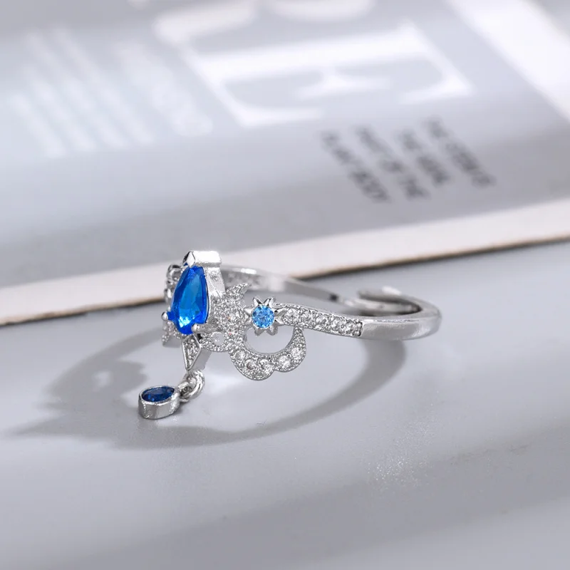 Anello originale God Fu Carlos dea dell'acqua Fu Fu fan originale cos accessori periferici anello di impressione bidimensionale