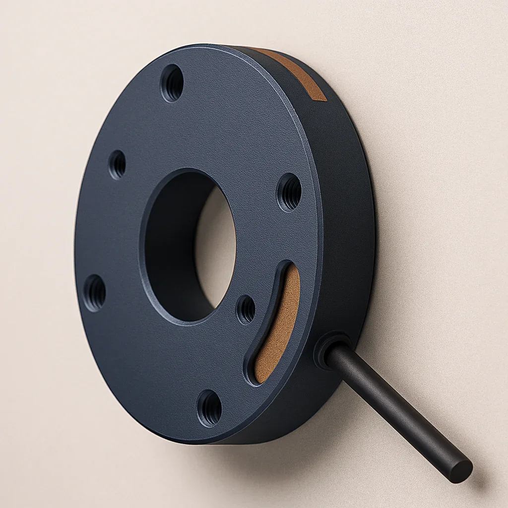 Compact 19-Bit Inductive Rotary Encoder RS-422 2000Hz Angular Sensor ±0.06° Accuracy for UAV Civil Aviation Stabilization