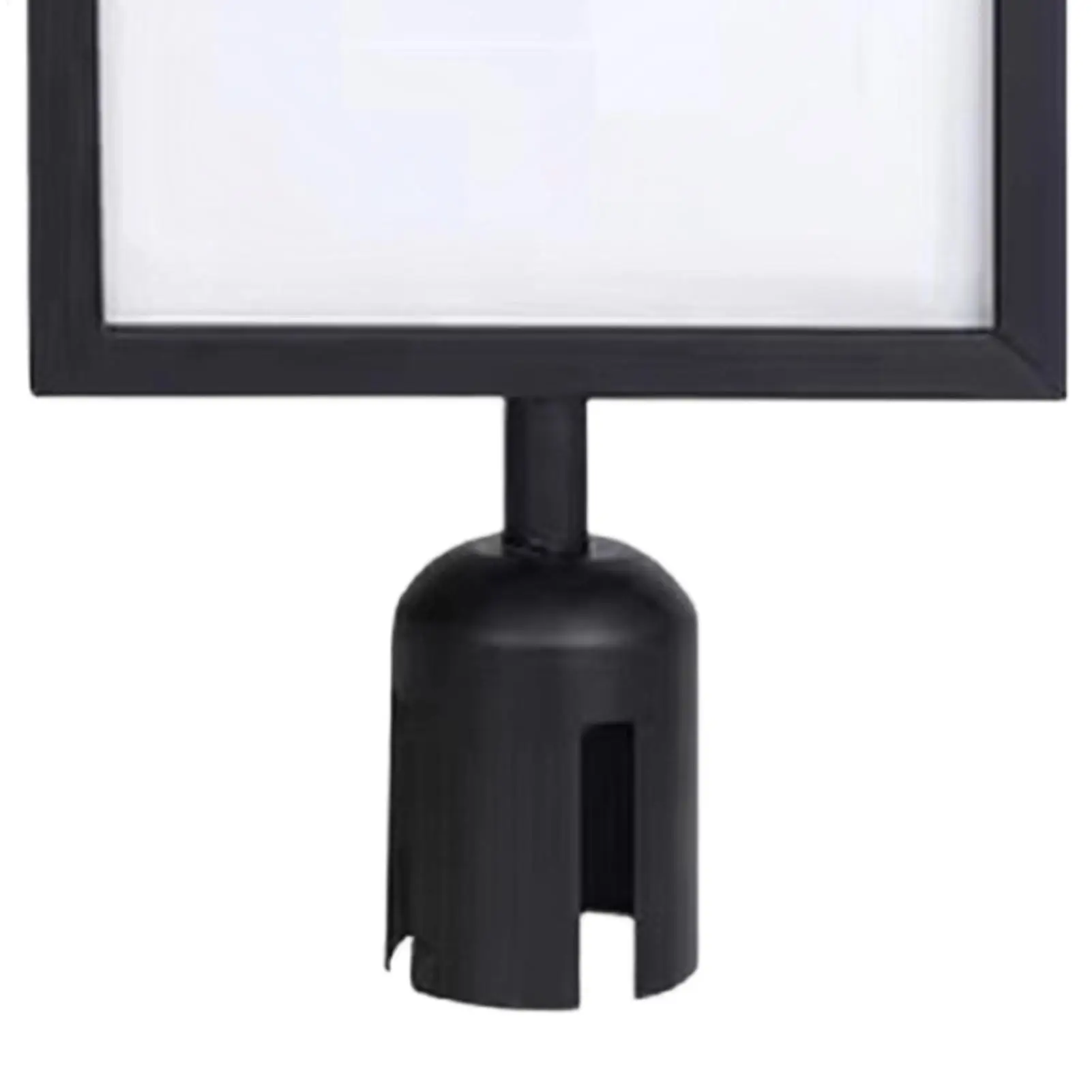 

Stanchion Sign Holder Black A4 Double Sided Pedestal Poster Frame Outdoor Crowd Control Sign Holder For Outdoor Crowd Control