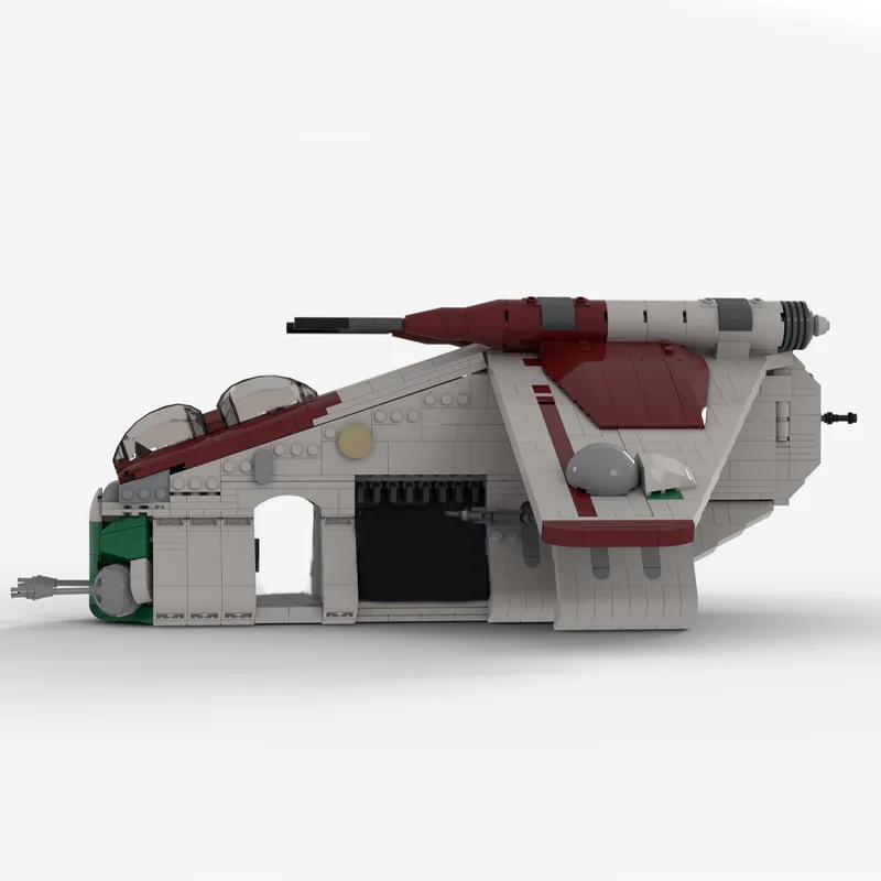 1679 قطعة الفضاء العسكرية مخصصة MOC الارتفاعات المنخفضة الاعتداء النقل سفينة الفضاء معركة لتقوم بها بنفسك العمارة التجمع لعبة مجسمة هدية #3