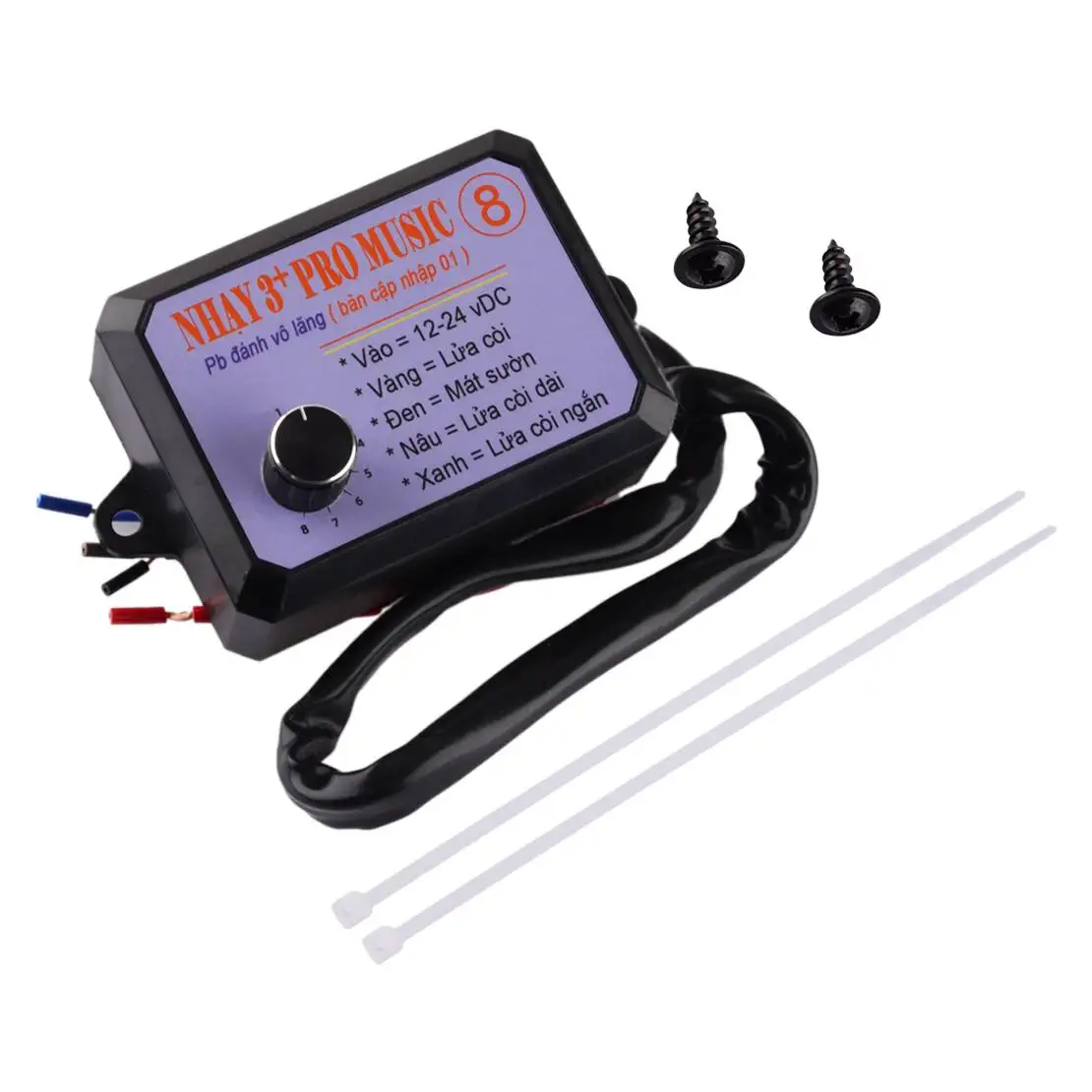 Nhay 3+Pro Music Rapid Horn Relay Controller 8Tones Fit for Motorcycle Car Auto Marine Boat 12-24V