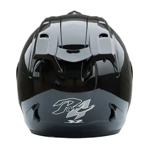 Ram-4 Bright Black Half Helmet Open Face Summer Season Motorcycle Helmet Half Face Helmet Motorbike Capacete Casque ECE Approved