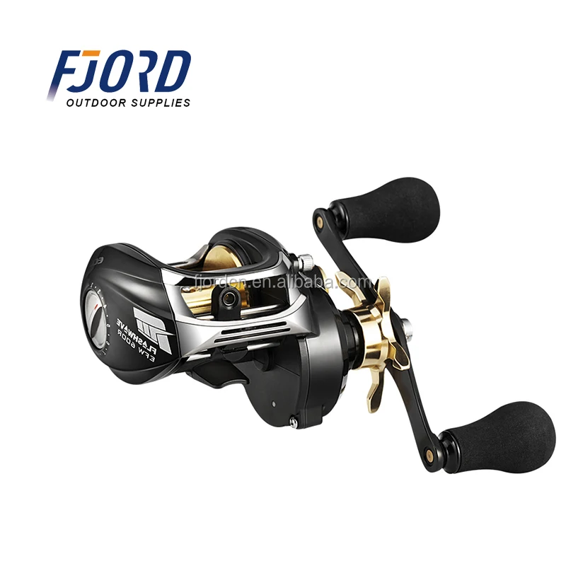 FJORD aluminum fishing reel for fishing line counter fishing reel baitcasting sea rod wheel